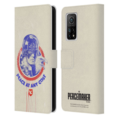 Peacemaker: Television Series Graphics Christopher Smith & Eagly Leather Book Wallet Case Cover For Xiaomi Mi 10T 5G