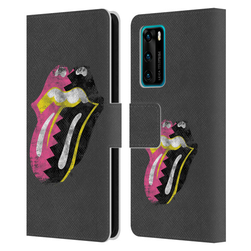 The Rolling Stones Albums Girls Pop Art Tongue Solo Leather Book Wallet Case Cover For Huawei P40 5G
