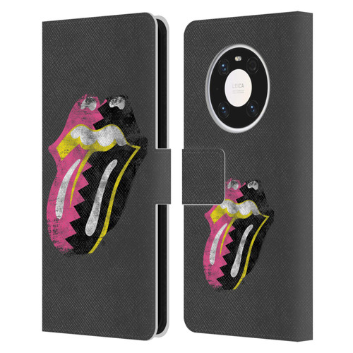 The Rolling Stones Albums Girls Pop Art Tongue Solo Leather Book Wallet Case Cover For Huawei Mate 40 Pro 5G
