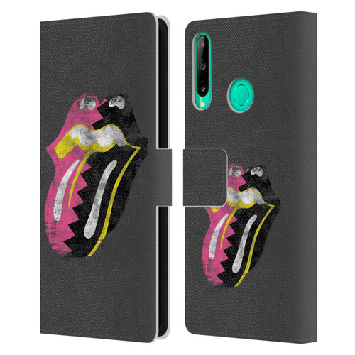 The Rolling Stones Albums Girls Pop Art Tongue Solo Leather Book Wallet Case Cover For Huawei P40 lite E