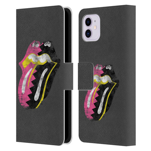The Rolling Stones Albums Girls Pop Art Tongue Solo Leather Book Wallet Case Cover For Apple iPhone 11
