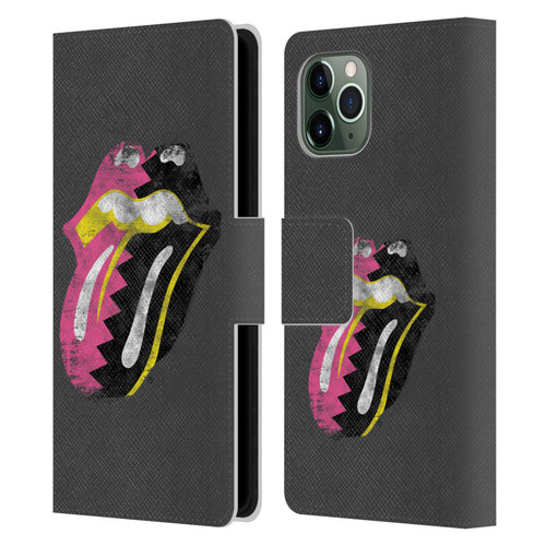 The Rolling Stones Albums Girls Pop Art Tongue Solo Leather Book Wallet Case Cover For Apple iPhone 11 Pro