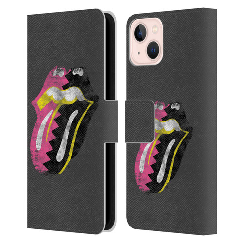 The Rolling Stones Albums Girls Pop Art Tongue Solo Leather Book Wallet Case Cover For Apple iPhone 13