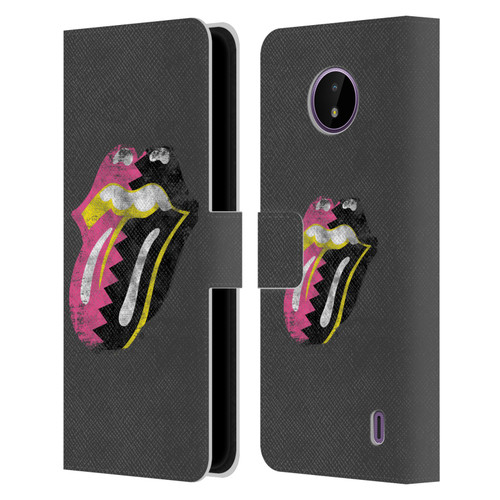 The Rolling Stones Albums Girls Pop Art Tongue Solo Leather Book Wallet Case Cover For Nokia C10 / C20