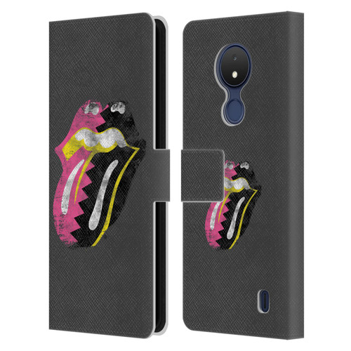 The Rolling Stones Albums Girls Pop Art Tongue Solo Leather Book Wallet Case Cover For Nokia C21