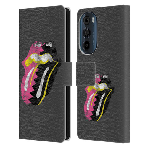 The Rolling Stones Albums Girls Pop Art Tongue Solo Leather Book Wallet Case Cover For Motorola Edge 30