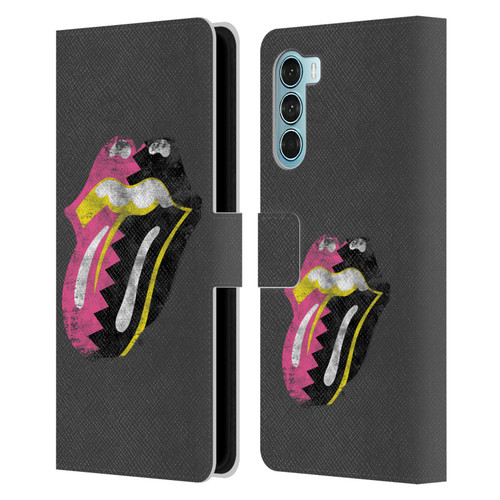 The Rolling Stones Albums Girls Pop Art Tongue Solo Leather Book Wallet Case Cover For Motorola Edge S30 / Moto G200 5G