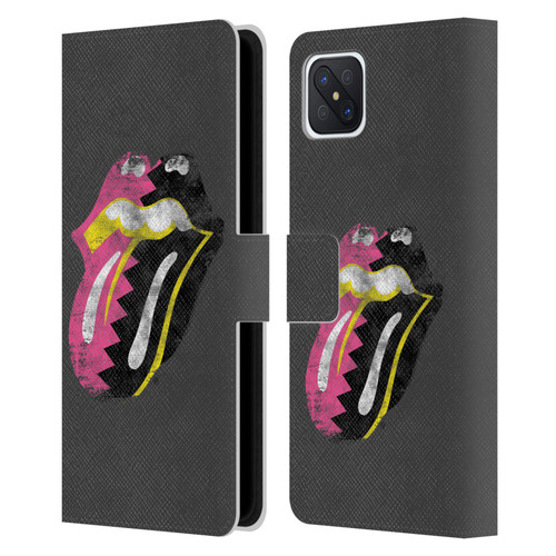 The Rolling Stones Albums Girls Pop Art Tongue Solo Leather Book Wallet Case Cover For OPPO Reno4 Z 5G
