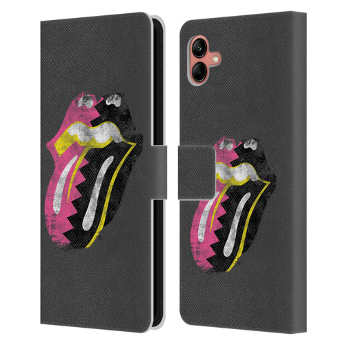 The Rolling Stones Albums Girls Pop Art Tongue Solo Leather Book Wallet Case Cover For Samsung Galaxy A04 (2022)