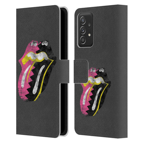 The Rolling Stones Albums Girls Pop Art Tongue Solo Leather Book Wallet Case Cover For Samsung Galaxy A52 / A52s / 5G (2021)