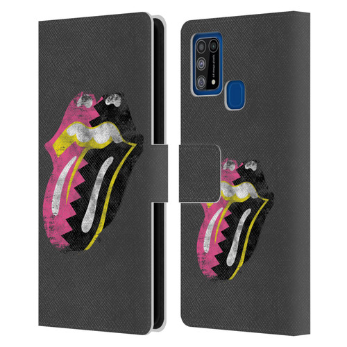 The Rolling Stones Albums Girls Pop Art Tongue Solo Leather Book Wallet Case Cover For Samsung Galaxy M31 (2020)