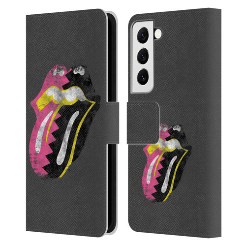 The Rolling Stones Albums Girls Pop Art Tongue Solo Leather Book Wallet Case Cover For Samsung Galaxy S22 5G