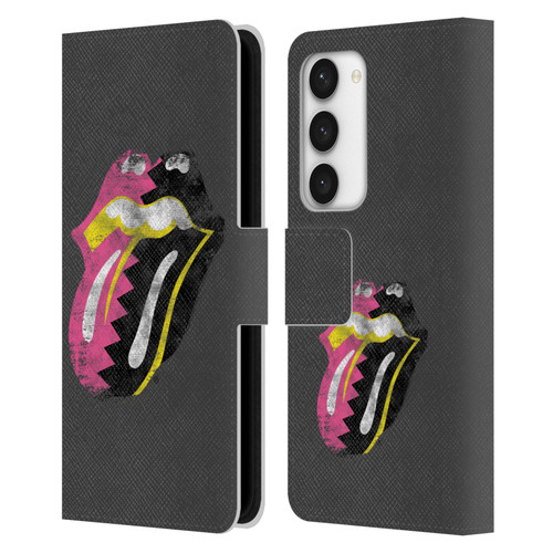 The Rolling Stones Albums Girls Pop Art Tongue Solo Leather Book Wallet Case Cover For Samsung Galaxy S23 5G