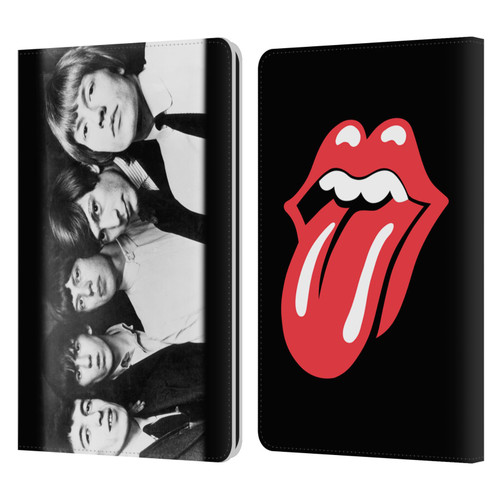 The Rolling Stones Graphics Classic Group Photo Leather Book Wallet Case Cover For Amazon Kindle Paperwhite 1 / 2 / 3
