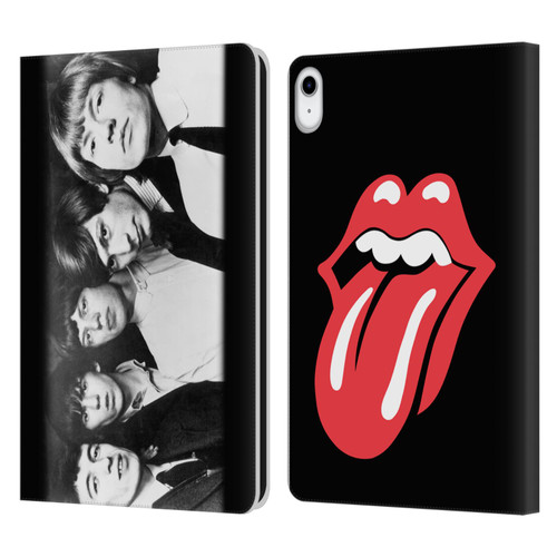 The Rolling Stones Graphics Classic Group Photo Leather Book Wallet Case Cover For Apple iPad 10.9 (2022)
