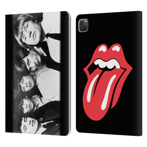 The Rolling Stones Graphics Classic Group Photo Leather Book Wallet Case Cover For Apple iPad Pro 11 2020 / 2021 / 2022