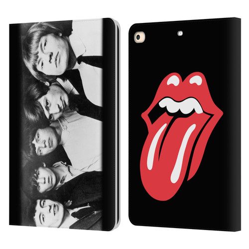 The Rolling Stones Graphics Classic Group Photo Leather Book Wallet Case Cover For Apple iPad 9.7 2017 / iPad 9.7 2018