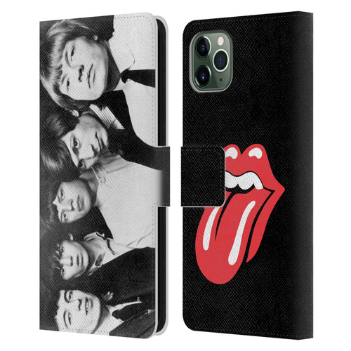 The Rolling Stones Graphics Classic Group Photo Leather Book Wallet Case Cover For Apple iPhone 11 Pro Max