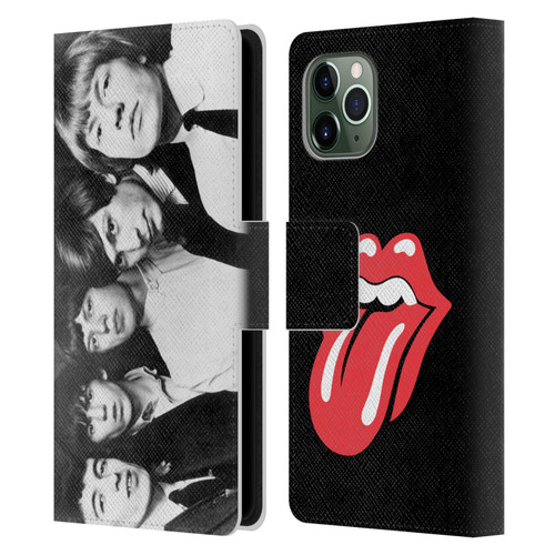The Rolling Stones Graphics Classic Group Photo Leather Book Wallet Case Cover For Apple iPhone 11 Pro
