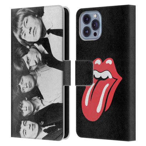 The Rolling Stones Graphics Classic Group Photo Leather Book Wallet Case Cover For Apple iPhone 14