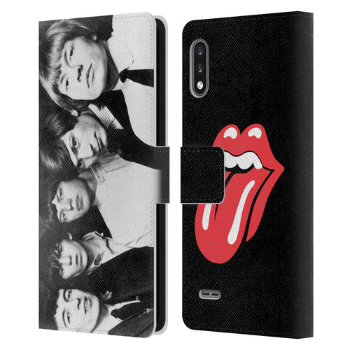 The Rolling Stones Graphics Classic Group Photo Leather Book Wallet Case Cover For LG K22