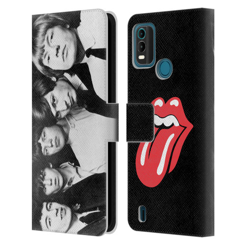 The Rolling Stones Graphics Classic Group Photo Leather Book Wallet Case Cover For Nokia G11 Plus