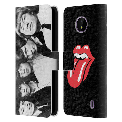 The Rolling Stones Graphics Classic Group Photo Leather Book Wallet Case Cover For Nokia C10 / C20