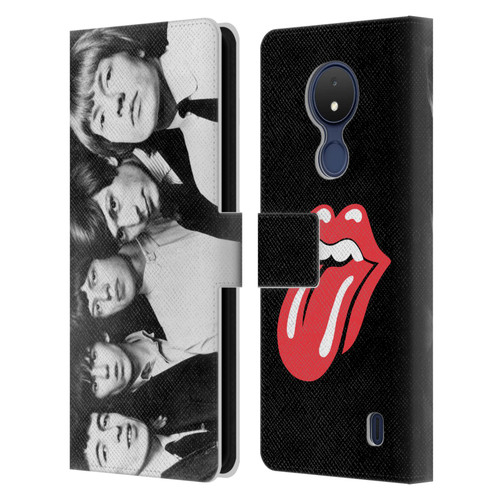 The Rolling Stones Graphics Classic Group Photo Leather Book Wallet Case Cover For Nokia C21