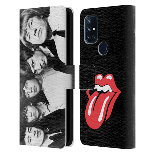 The Rolling Stones Graphics Classic Group Photo Leather Book Wallet Case Cover For OnePlus Nord N10 5G