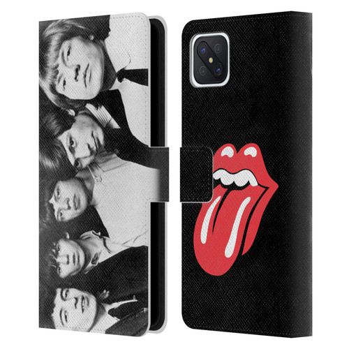 The Rolling Stones Graphics Classic Group Photo Leather Book Wallet Case Cover For OPPO Reno4 Z 5G