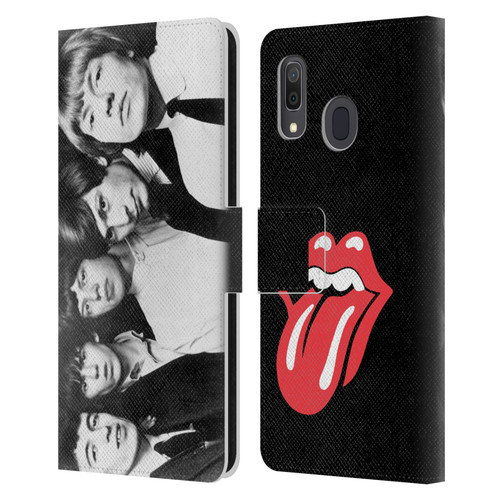 The Rolling Stones Graphics Classic Group Photo Leather Book Wallet Case Cover For Samsung Galaxy A33 5G (2022)