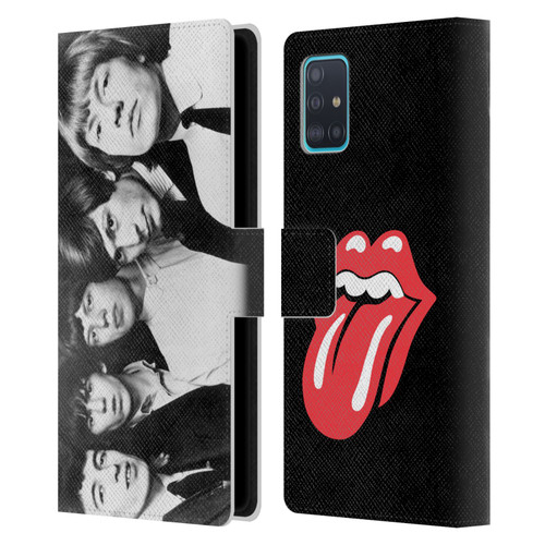 The Rolling Stones Graphics Classic Group Photo Leather Book Wallet Case Cover For Samsung Galaxy A51 (2019)
