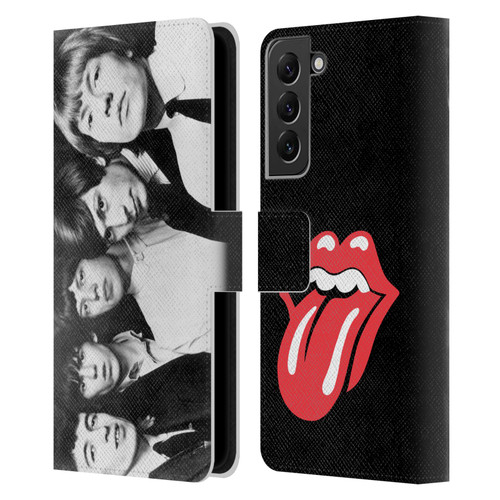 The Rolling Stones Graphics Classic Group Photo Leather Book Wallet Case Cover For Samsung Galaxy S22+ 5G