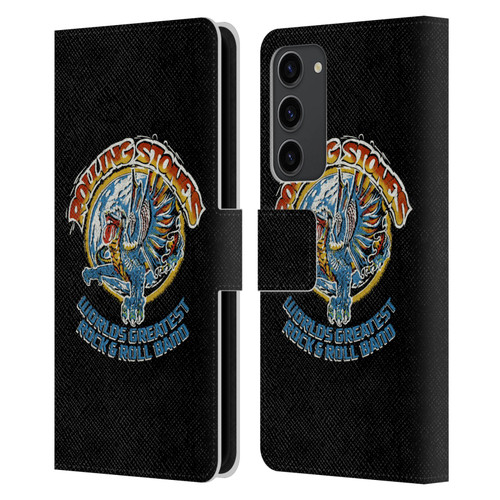 The Rolling Stones Graphics Greatest Rock And Roll Band Leather Book Wallet Case Cover For Samsung Galaxy S23+ 5G