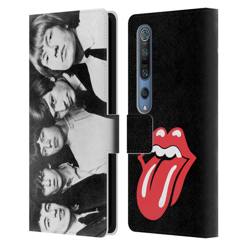 The Rolling Stones Graphics Classic Group Photo Leather Book Wallet Case Cover For Xiaomi Mi 10 5G / Mi 10 Pro 5G