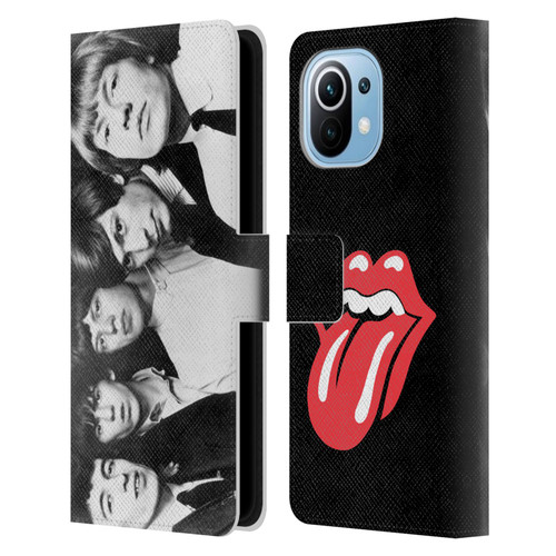 The Rolling Stones Graphics Classic Group Photo Leather Book Wallet Case Cover For Xiaomi Mi 11
