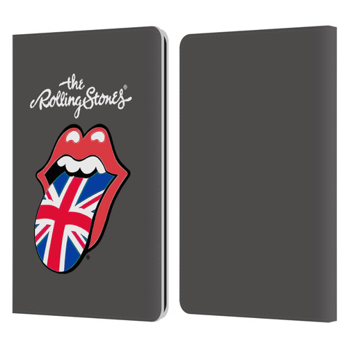 The Rolling Stones International Licks 1 United Kingdom Leather Book Wallet Case Cover For Amazon Kindle Paperwhite 1 / 2 / 3