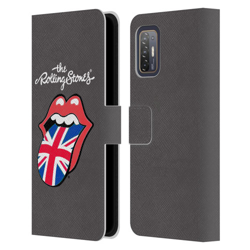 The Rolling Stones International Licks 1 United Kingdom Leather Book Wallet Case Cover For HTC Desire 21 Pro 5G