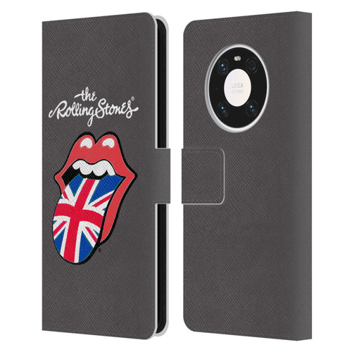 The Rolling Stones International Licks 1 United Kingdom Leather Book Wallet Case Cover For Huawei Mate 40 Pro 5G
