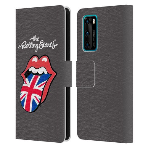 The Rolling Stones International Licks 1 United Kingdom Leather Book Wallet Case Cover For Huawei P40 5G