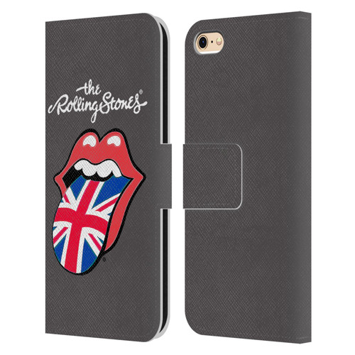 The Rolling Stones International Licks 1 United Kingdom Leather Book Wallet Case Cover For Apple iPhone 6 / iPhone 6s