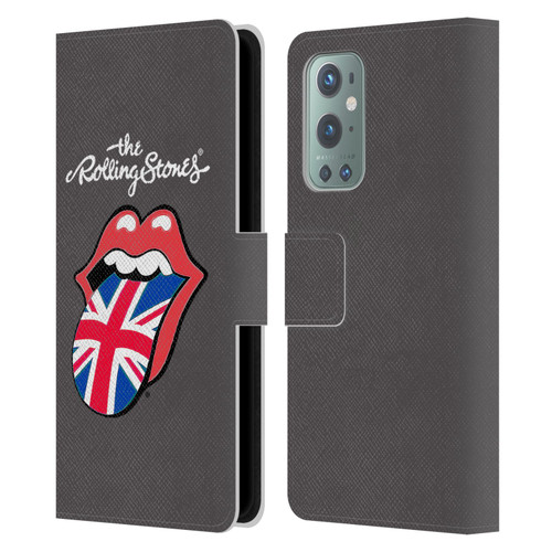 The Rolling Stones International Licks 1 United Kingdom Leather Book Wallet Case Cover For OnePlus 9