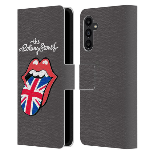The Rolling Stones International Licks 1 United Kingdom Leather Book Wallet Case Cover For Samsung Galaxy A13 5G (2021)