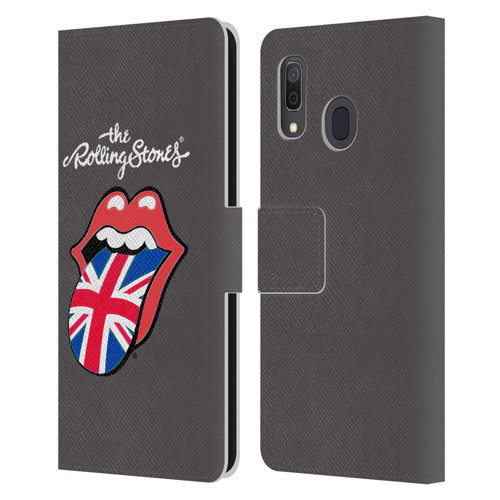 The Rolling Stones International Licks 1 United Kingdom Leather Book Wallet Case Cover For Samsung Galaxy A33 5G (2022)
