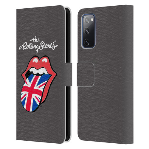 The Rolling Stones International Licks 1 United Kingdom Leather Book Wallet Case Cover For Samsung Galaxy S20 FE / 5G