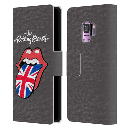 The Rolling Stones International Licks 1 United Kingdom Leather Book Wallet Case Cover For Samsung Galaxy S9