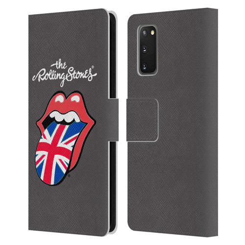 The Rolling Stones International Licks 1 United Kingdom Leather Book Wallet Case Cover For Samsung Galaxy S20 / S20 5G