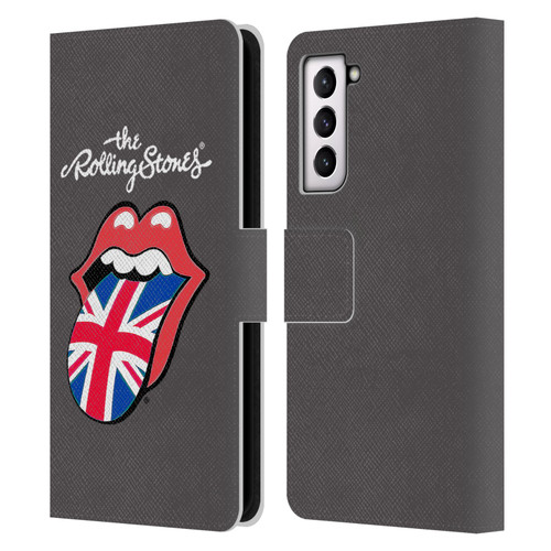 The Rolling Stones International Licks 1 United Kingdom Leather Book Wallet Case Cover For Samsung Galaxy S21 5G