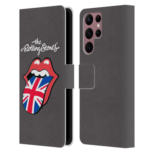 The Rolling Stones International Licks 1 United Kingdom Leather Book Wallet Case Cover For Samsung Galaxy S22 Ultra 5G