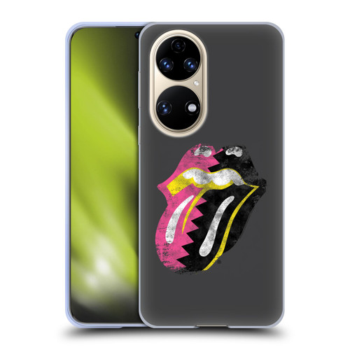 The Rolling Stones Albums Girls Pop Art Tongue Solo Soft Gel Case for Huawei P50